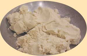 Shortbread pastry dough