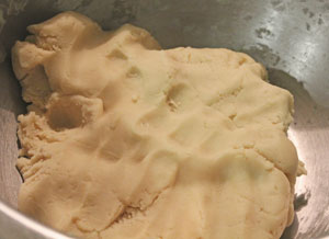 Shortbread pastry dough